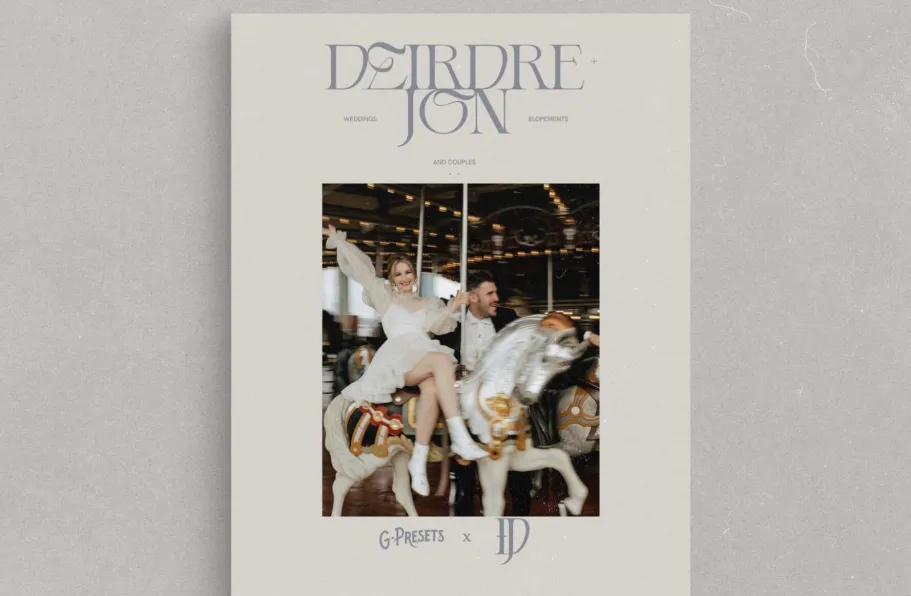 丰富的电影情绪人像LR预设 G-Presets - Deidre and Jon Presets