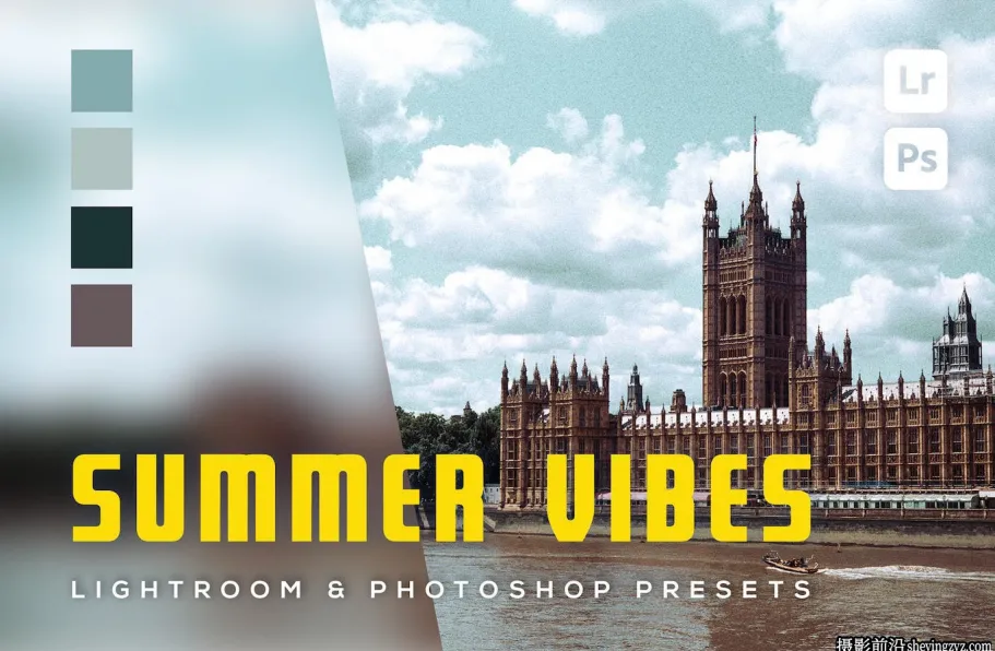 夏日城市旅拍Lr预设及手机lr预设 Summer vibes Lightroom Presets