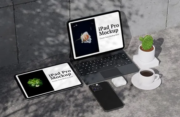 iPadPro样机,平板电脑展示样机