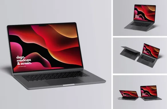 Macbookpro苹果电脑样机模型