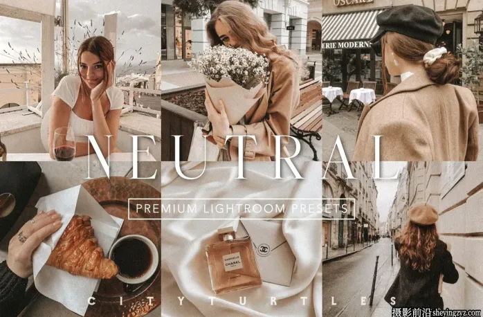 休闲网红胶片人像调色LR预设 Neutral Film Lightroom Presets