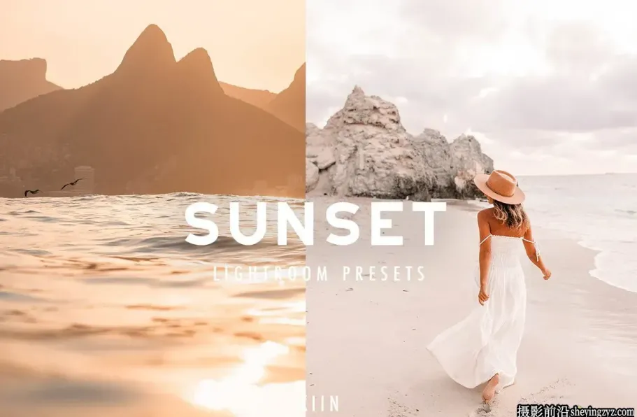 日落黄昏暖色调LR预设手机调色滤镜 SUNSET LIGHTROOM PRESETS