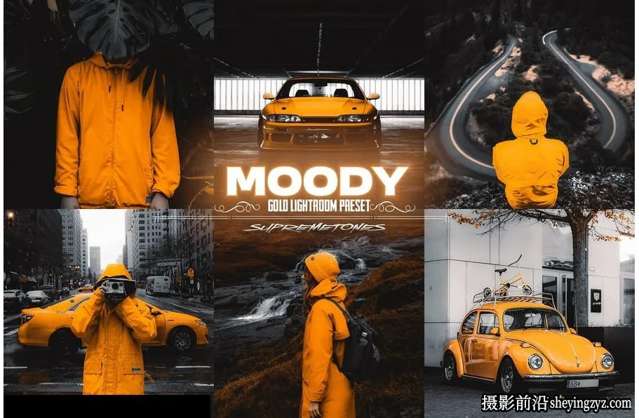 免费Lr预设-旅行街头摄影电影人像预设 Moody Gold Lightroom Preset