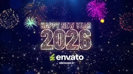 AE模板-2026年新年快乐视频开场片头模板 VH-61228463