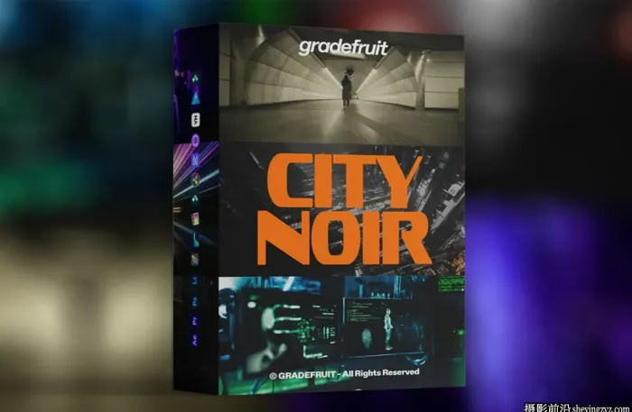 抑郁城市霓虹黑色电影LUT调色预设 GradeFruit - City Noir LUT
