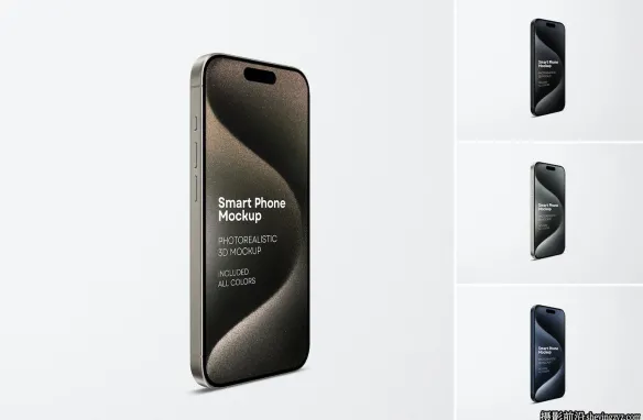 iPhone15Pro手机样机iPhone15手机样机模型