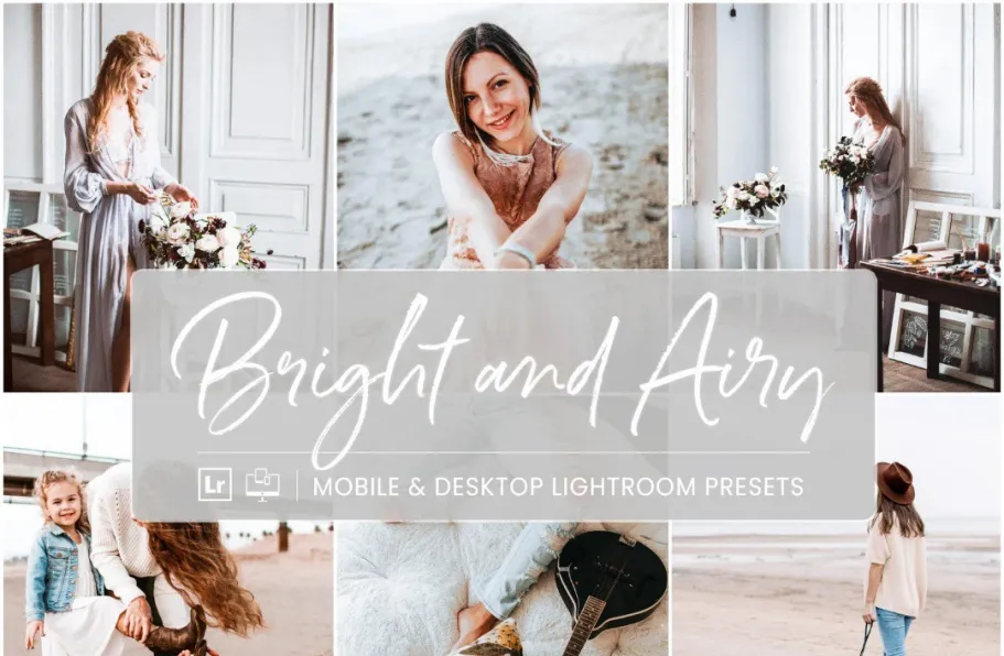 免费LR预设-清新明亮网红人像LR预设 NesPresets - Bright & Airy