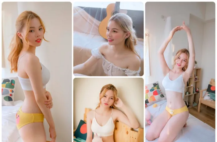 室内美女人像写真摄影RAW原图练习素材-佳能CR2格式13张