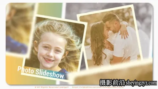 AE模板-温馨甜蜜照片相册展示片头模板- Photo Slideshow