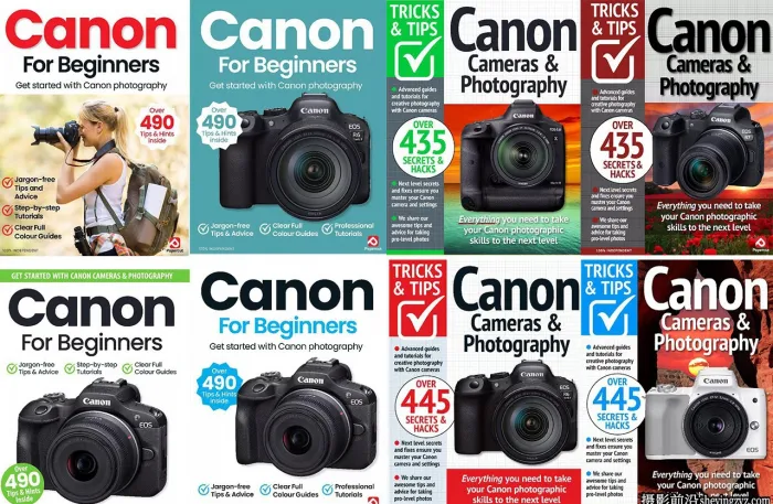 佳能相机初学者指南技巧摄影杂志2024年全年合集 Canon Camera