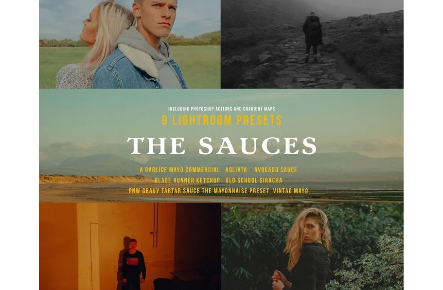 9种经典电影胶片LR预设 Melior Studio-The Sauces Lightroom Preset
