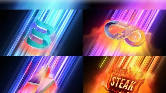 AE模板-光效能量Logo动画模板- Fast Futuristic Energetic Logo
