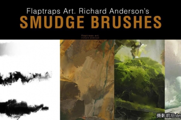 Richard Anderson CG艺术绘画涂抹画笔笔刷