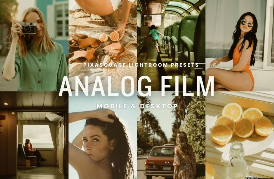 经典电影胶片模拟LR预设 Analog Film Look Lightroom Presets
