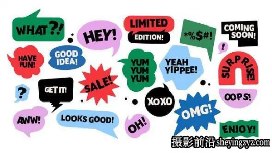 AE模板-文字标题贴纸动画模版 Simple Speech Bubbles