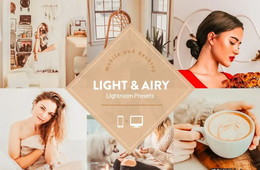 明亮室内胶片人像LR预设 Light and Airy Warm Lightroom Preset