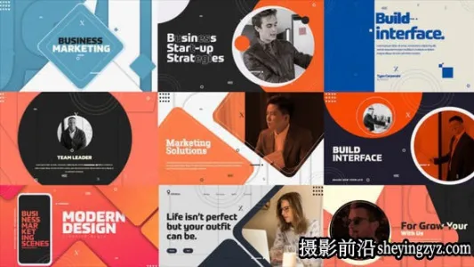 AE模板-商务宣传片头模版 Business Marketing Scenes