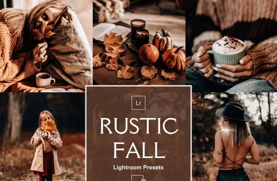 秋季浪漫人像调色lr预设及手机预设 Rustic Fall Lightroom Presets