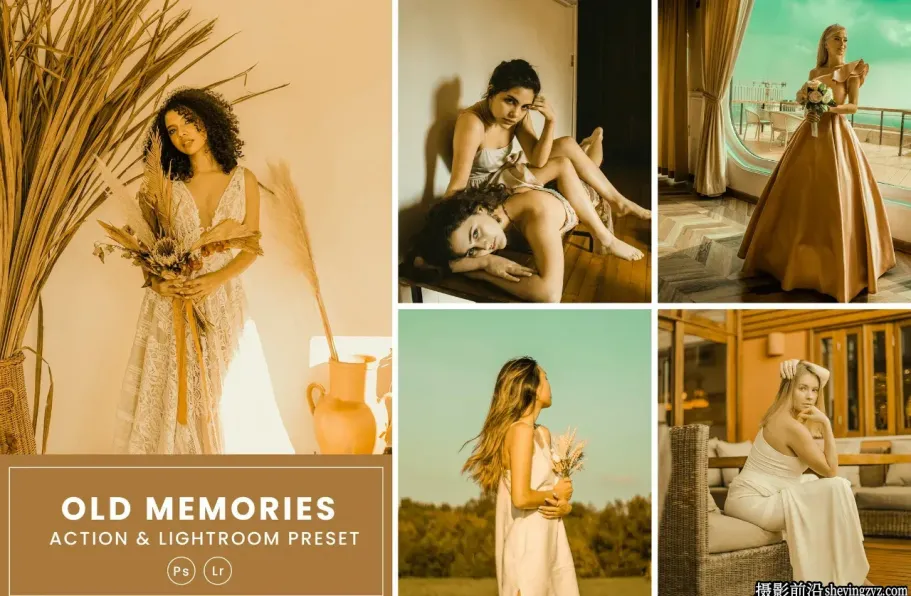 单色怀旧记忆电影胶片LR调色预设滤镜Old Memories Lightrom Presets