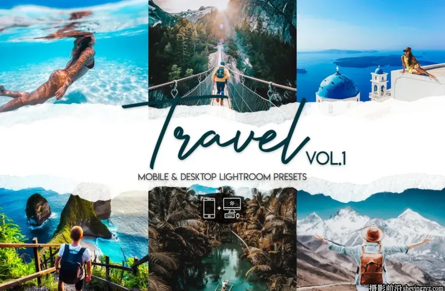 高端旅拍复古人像网红打卡Lightroom预设/手机调色滤镜合集