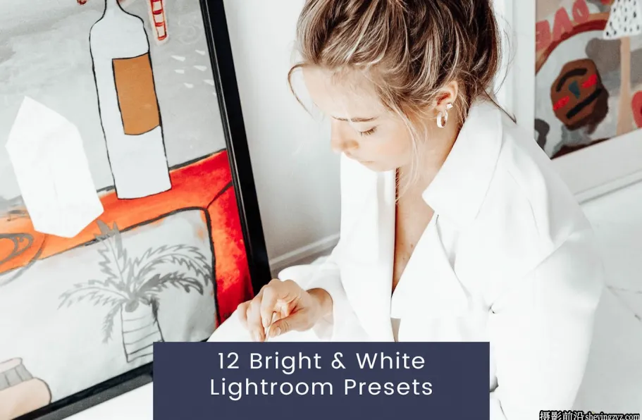 12款明亮通透胶片人像lr预设 Bright & White Lightroom Presets