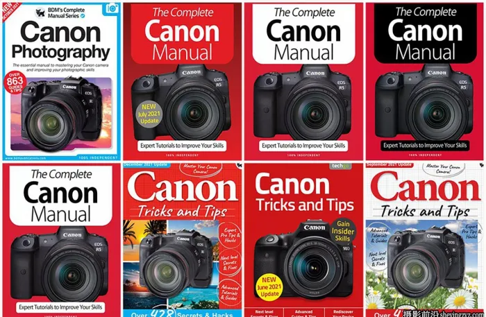 佳能相机初学者指南技巧摄影杂志2021年全年合集 Canon Camera