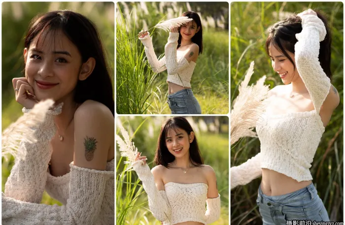 美女写真人像摄影RAW格式原图,后期修图练习RAW素材14张