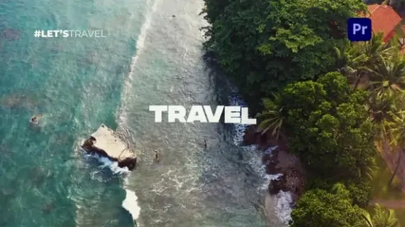 PR模板-时尚旅拍视频片头开场宣传片模版 VH-53715146