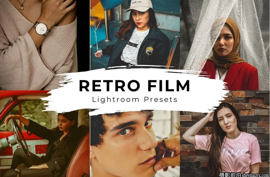 复古电影人像后期调色LR预设Retro Film Lightroom Presets