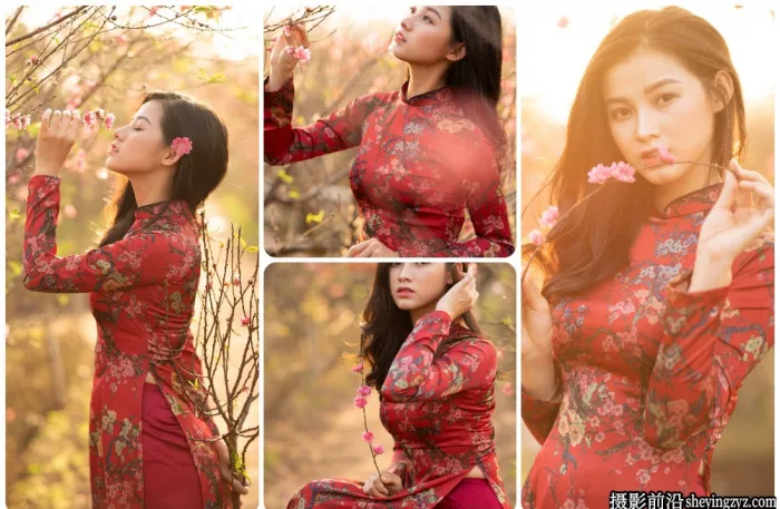 桃花庵古风人像摄影未修RAW原图素材5张