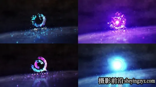 AE模板-能量描边游戏Logo动画 Dark Energy Logo Reveal Intro