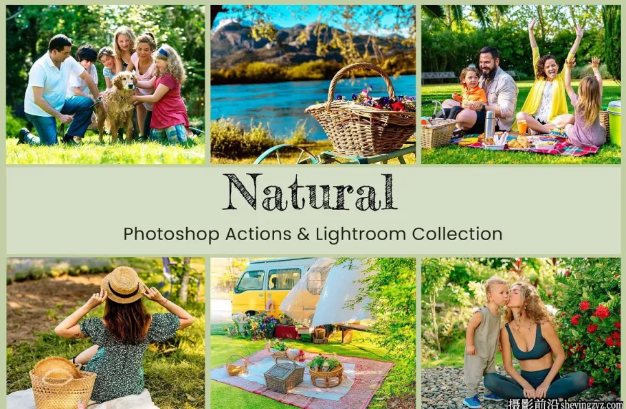户外自然光家庭人像调色Lightroom预设 Natural Lightroom Presets