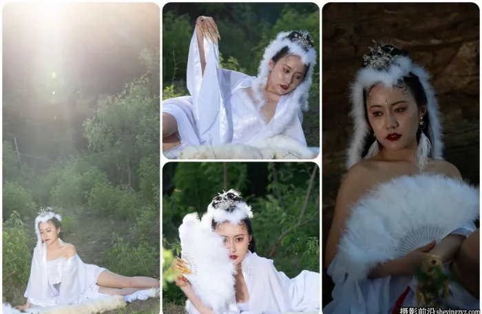 户外古装美女摄影尼康相机RAW原图,修图练习RAW原图素材