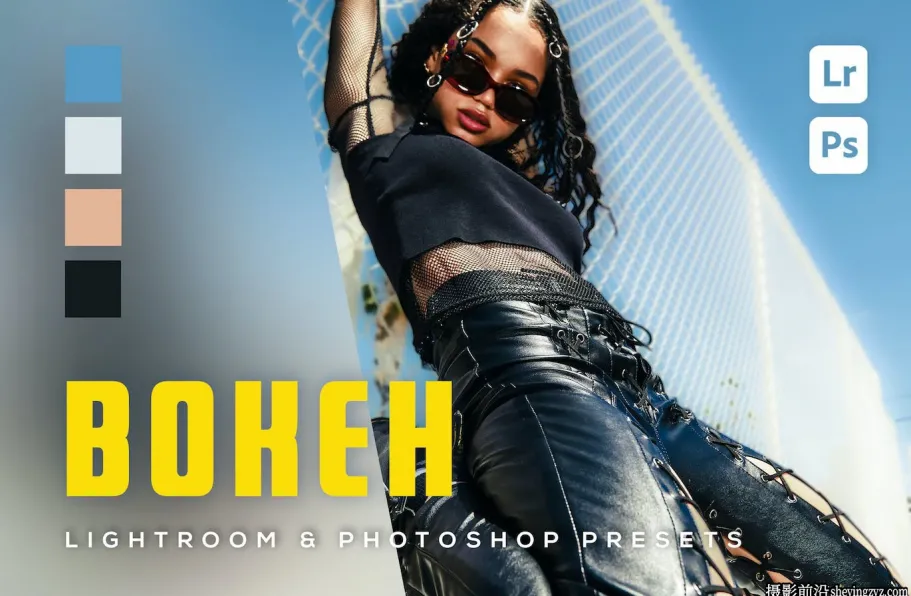 背景散景虚化人像调色LR预设手机LR预设 Bokeh Lightroom Presets
