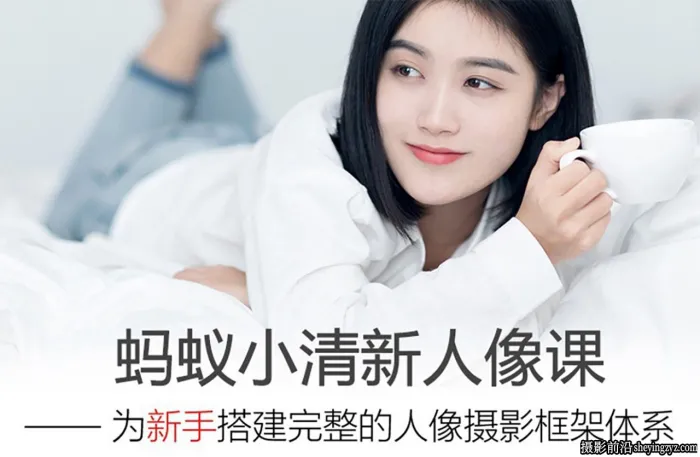 蚂蚁摄影-小清新人像摄影服装用光摆姿色彩构图及后期中文教程