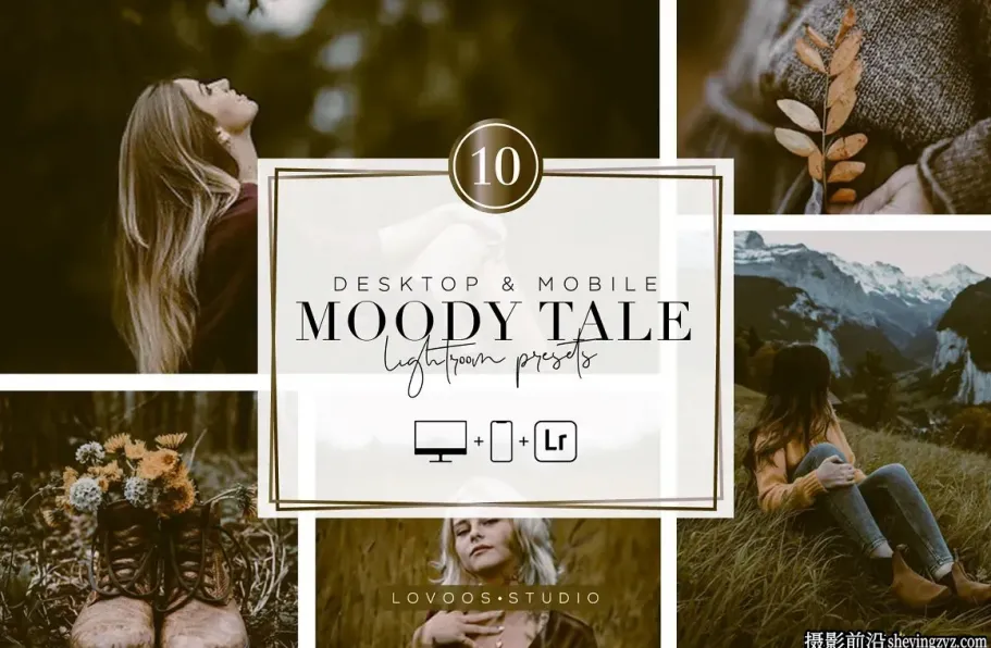 情绪故事胶片人像调色LR预设 MOODY TALE Lightroom Presets