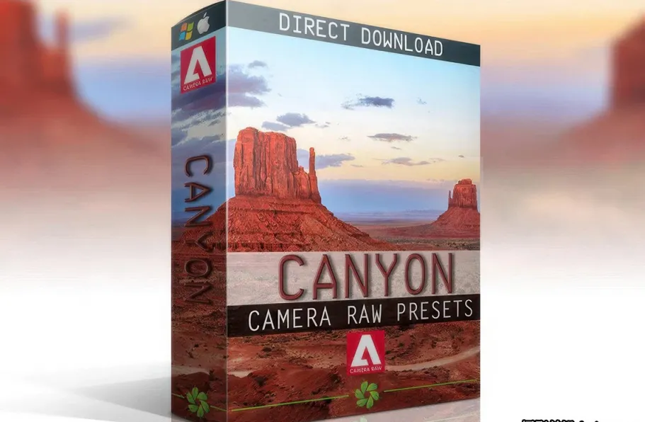 500种最佳电影风光Camera Raw预设 LandscaPhotoCANYONCAMERA RAW