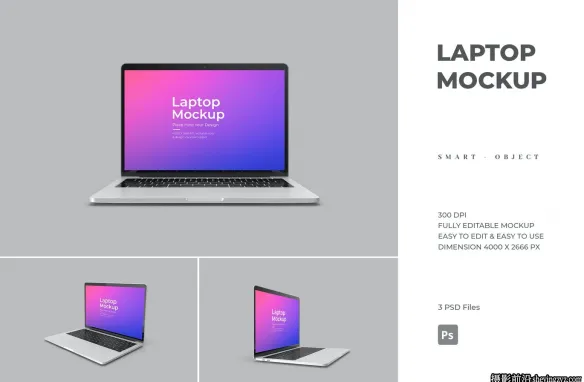MacBook笔记本电脑样机