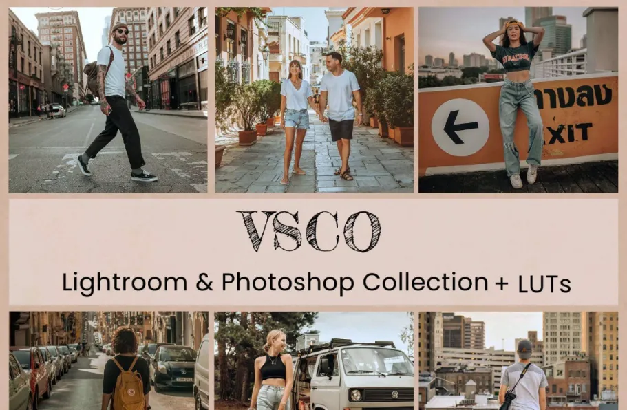 VSCO电影胶片LR预设及LUT预设 VSCO Lightroom Presets LUT
