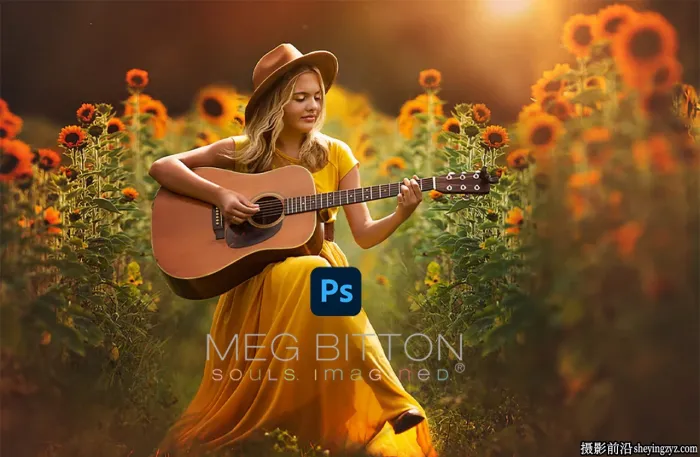 Meg Bitton - 向日葵女孩摄影后期编辑教程Lori Lesh-中英字幕
