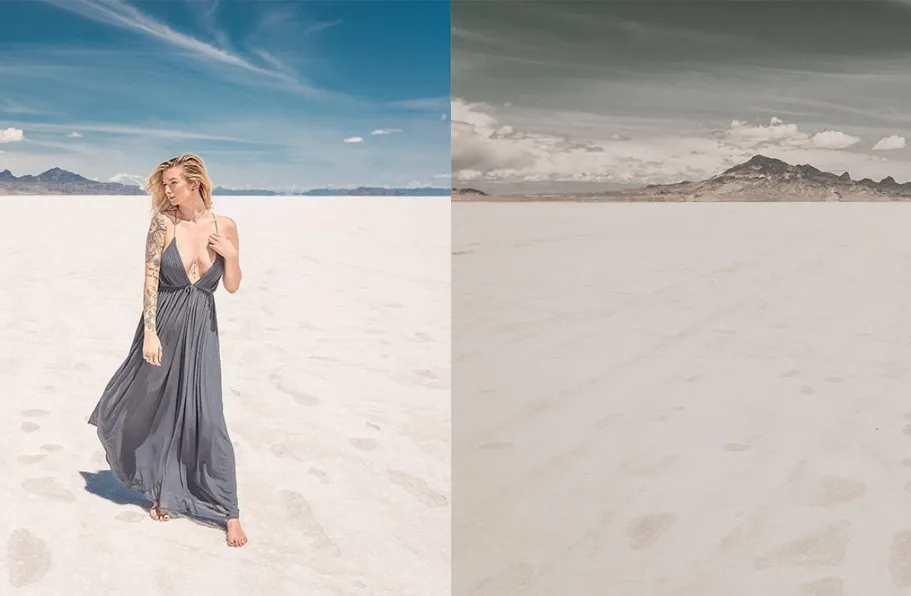 莫兰迪裸色人像LR预设 Chantelle Flore Nude Outdoor Presets