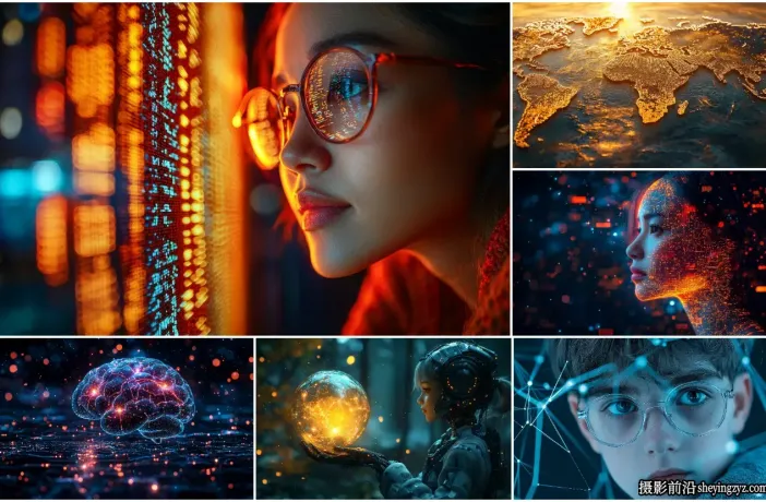 AI数字网络电子商务与科学高清背景素材 26xJPEG