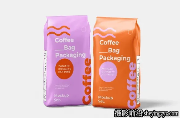 咖啡袋样机,袋子样机,包装样机