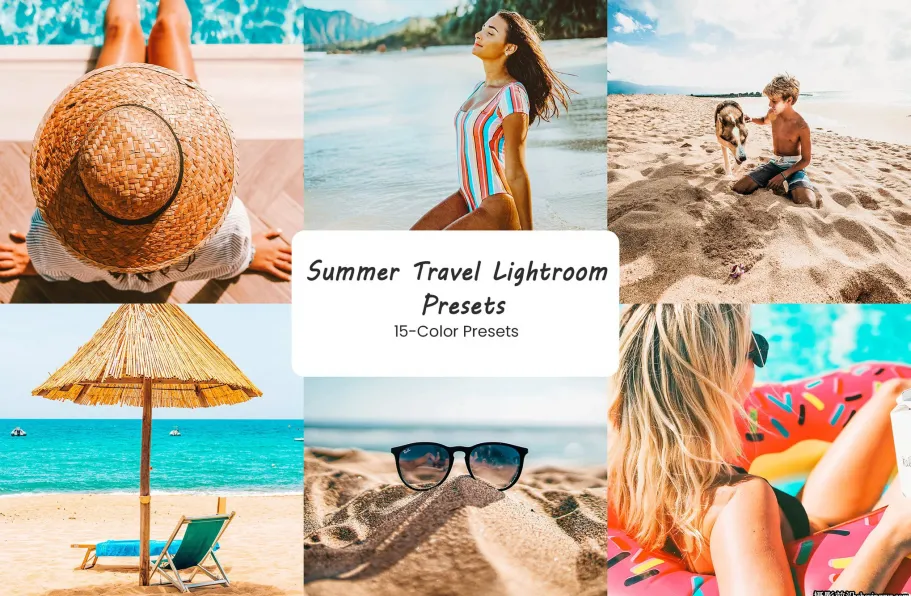 夏季旅行电影色彩LR预设ACR预设 Summer Travel Lightroom Presets