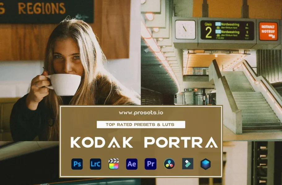 ‌柯达Portra仿真LR预设手机lr预设Presets.io- Kodak Portra Preset