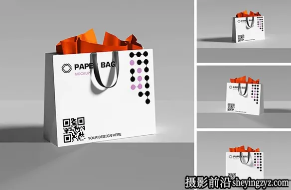 纸袋样机,袋子样机,手提袋样机