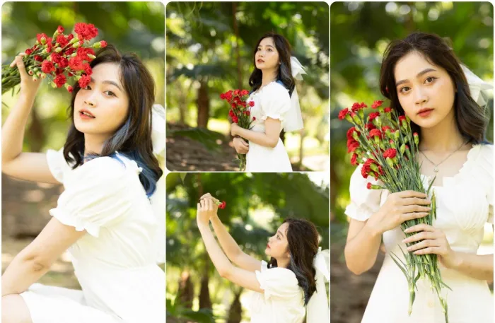 户外时尚美女写真摄影RAW原图练习素材22张
