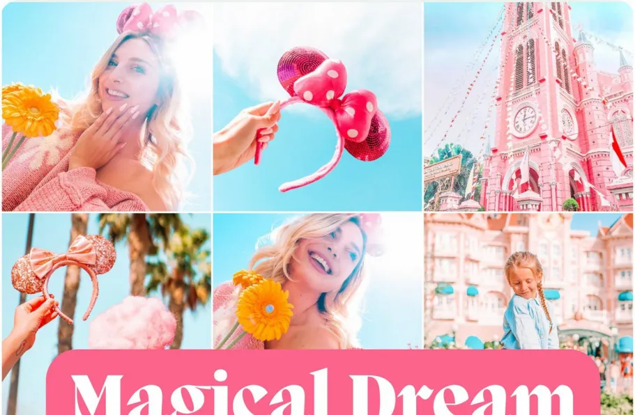 迪士尼主题lr预设 LouMarks -Magical Dream Lightroom Presets