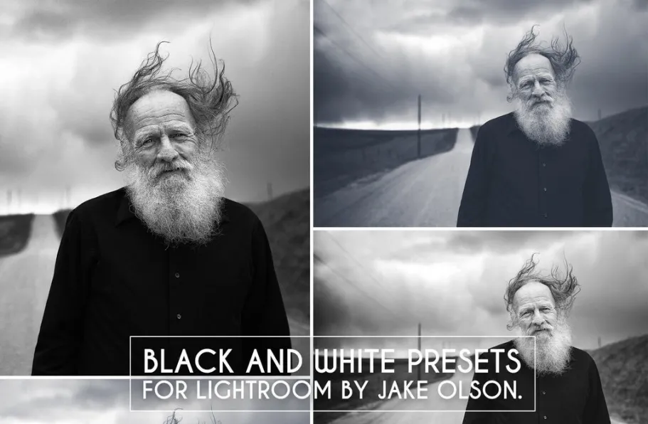 摄影师Jake Olson电影黑白LR预设 Jake Olson- Black and White Preset