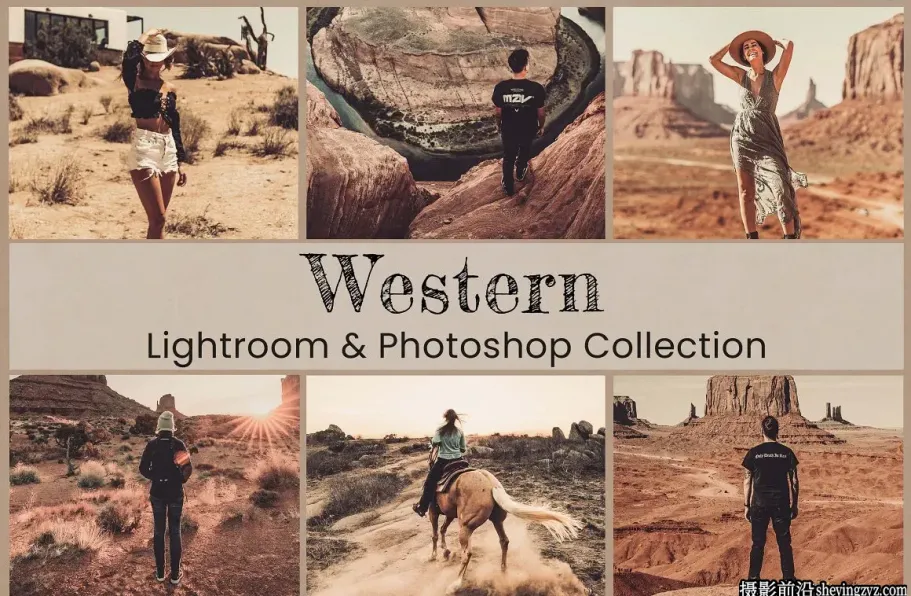 波西米亚风情电影胶片LR预设手机调色滤镜 Western Photo Presets